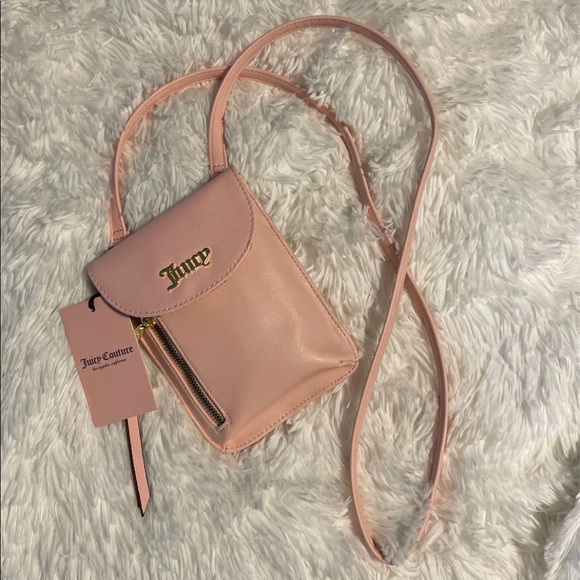 Juicy Couture Bags Nwt Baby Pink Juicy Couture Crossbody Purse